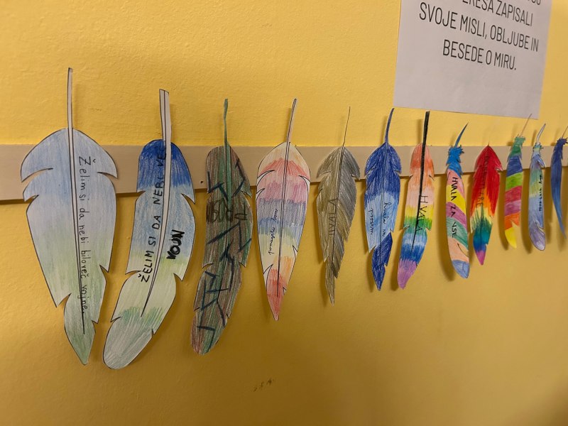 Pisana peresa na steni