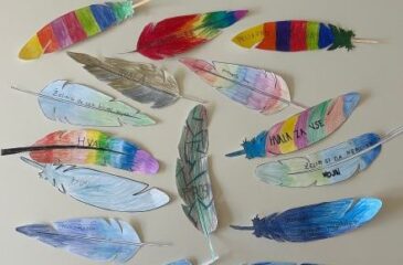 Pisana ptičja peresa