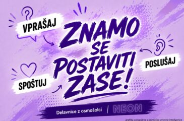 Plakat za NEON - 8. razred: Znamo se postaviti zase!